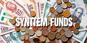 Erilaisia seteleitä ja kolikoita, synteettinen rahasto.